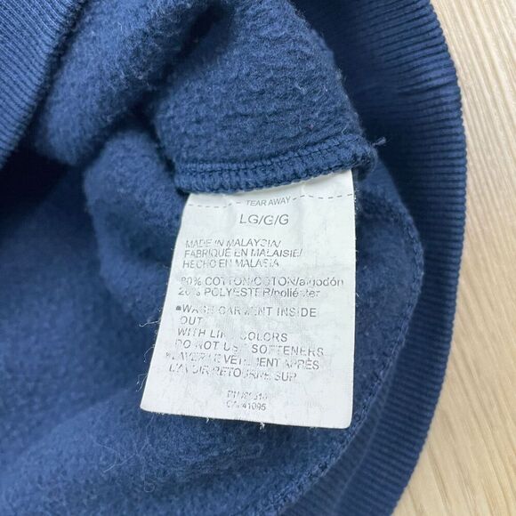 Under Armour Sweatshirt Mens Large Blue Project Rock Respect Fleece Gym Training - Picture 6 of 11